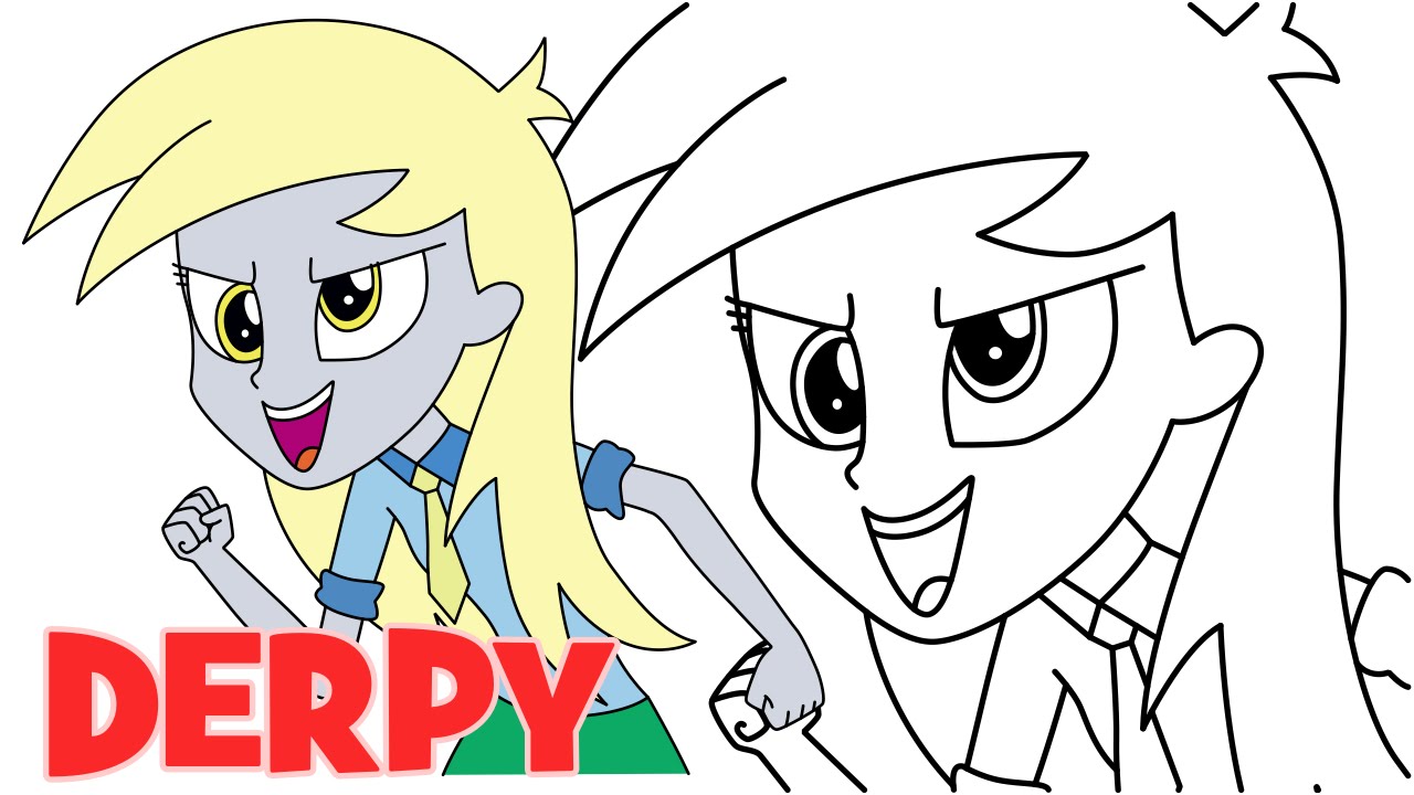 1280x720 How To Draw Derpy Equestria Girls Mlp Step