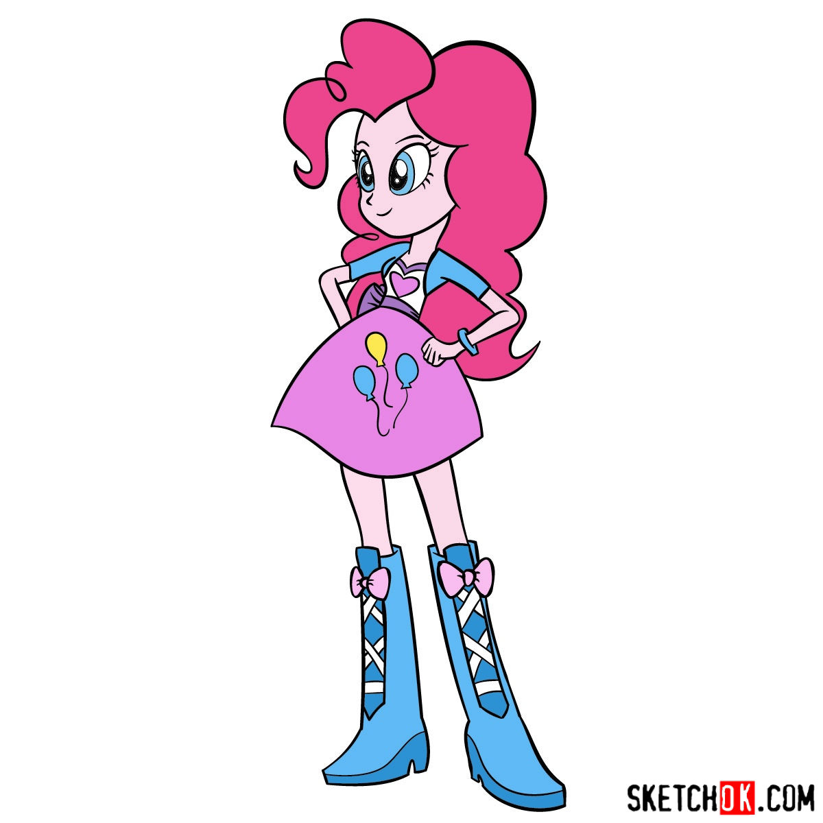 1200x1200 How To Draw Human Pinkie Pie Equestria