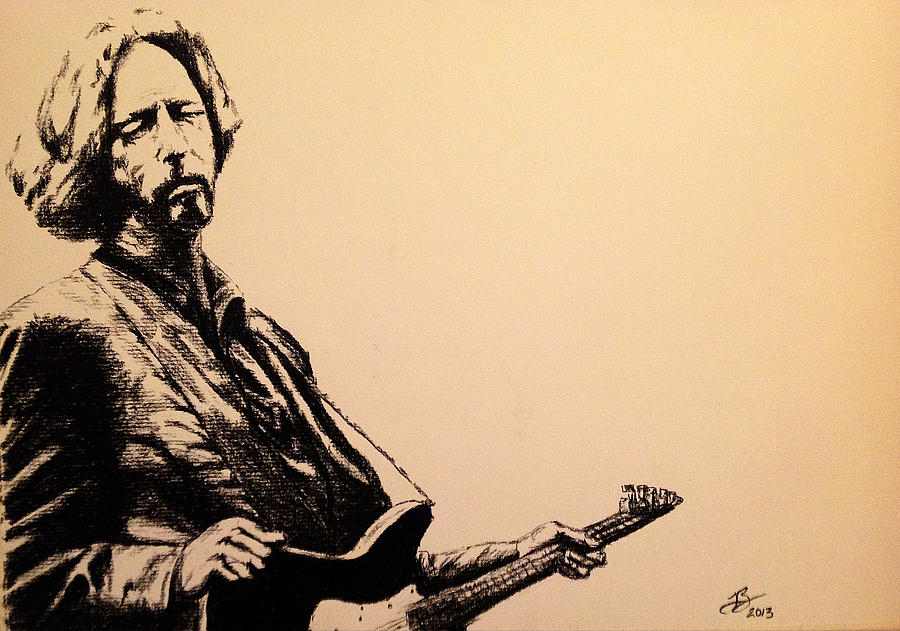 900x631 Eric Clapton Drawing