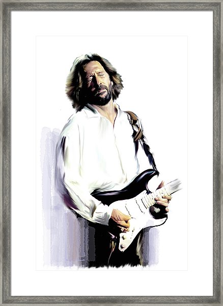 438x600 Slow Hand Eric Clapton Painting