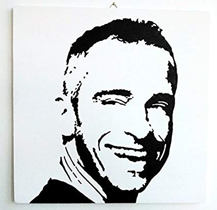 425x411 eros ramazzotti framework hand painted mdf panel pop art formato
