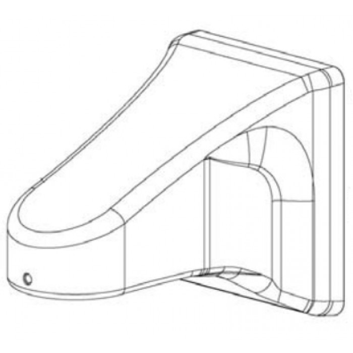 700x700 Pelco Obe Owa Outdoor Wall Mount White For Evolution