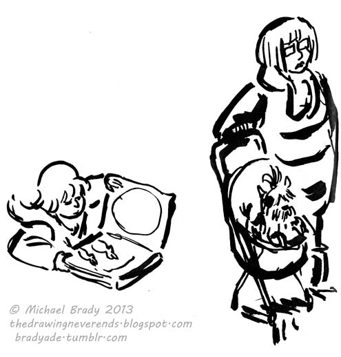 495x517 the drawing never ends fleamarket and escalator observations