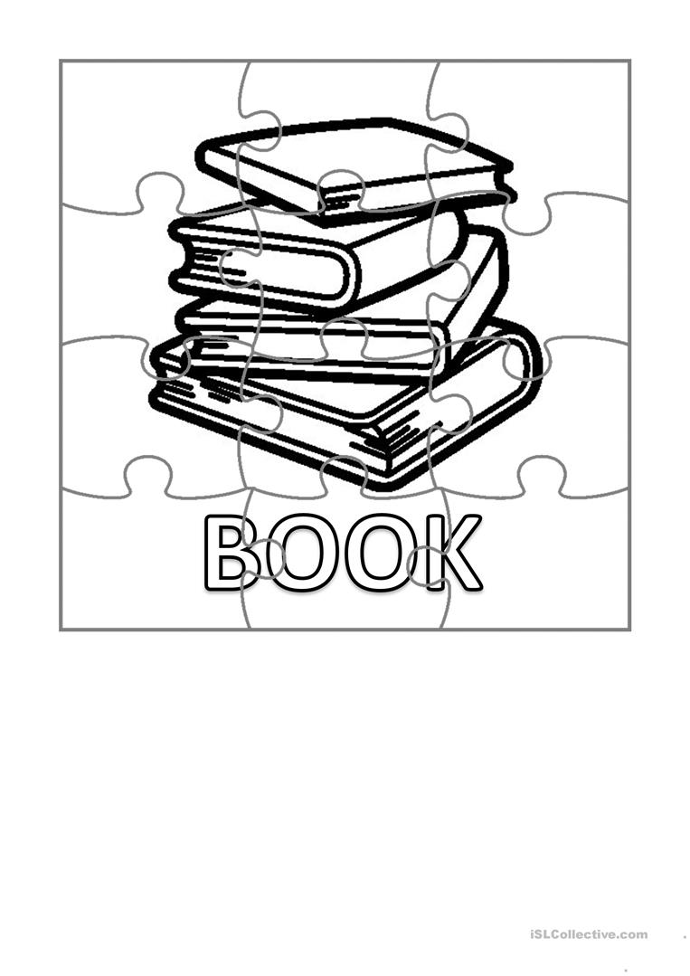 763x1079 Puzzle Classroom Objects Worksheet