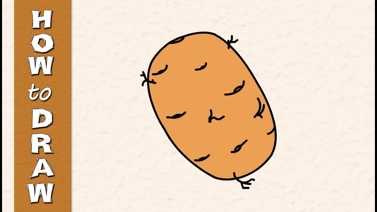 1280x720 How To Draw Potato Step