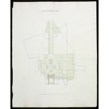 355x355 Block Plan Of The Kensington Estate Cockerell, Charles Robert