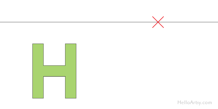 720x360 One Point Perspective Drawing Step