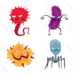 300x300 Cute Koala Bear Climbing On Eucalyptus Tree Vector Clipart Image