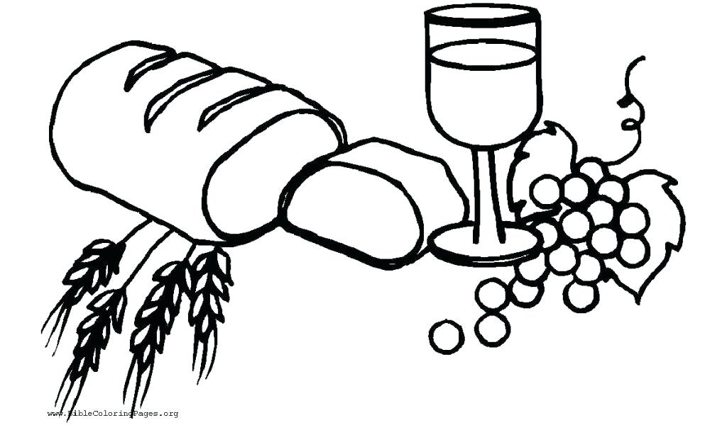 1024x600 Eucharist Coloring Pages Communion First Catholic Sheets For Kids
