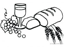 220x165 Eucharist Coloring Pages Communion Coloring