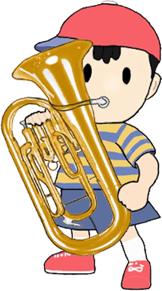 559x1000 ness cool funny euphonium tuba trombone design kids smash brothers