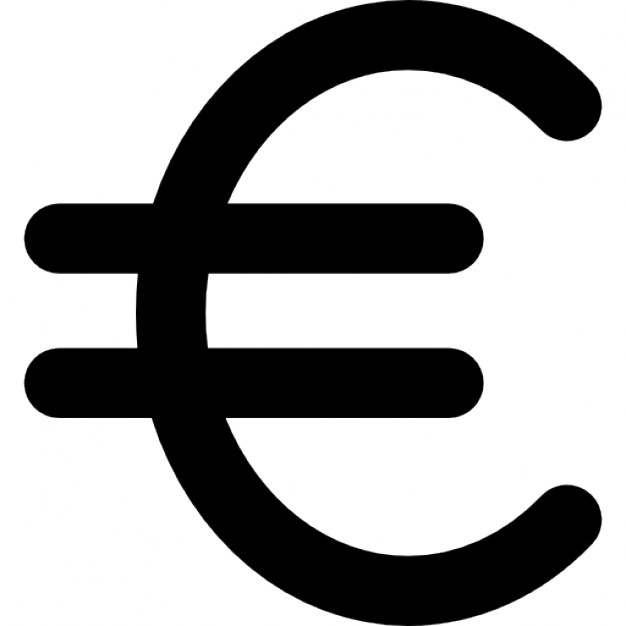 626x626 Euro Symbol Icon Drawing