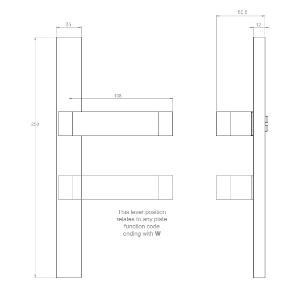 600x600 montana on euro narrow stile plates series