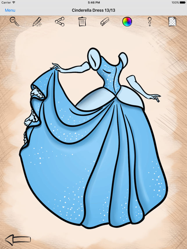 643x857 Drawing Evening Dresses On The App Store