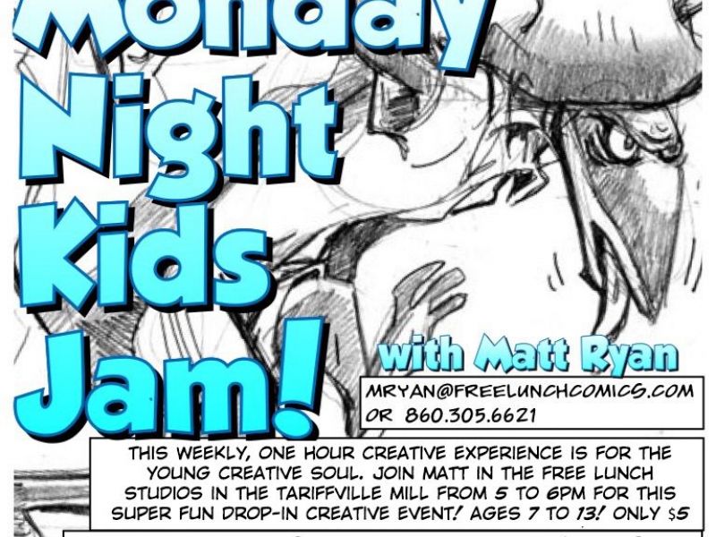 800x600 Monday Night Kids Jam! Drop In Drawing Event In Tariffville