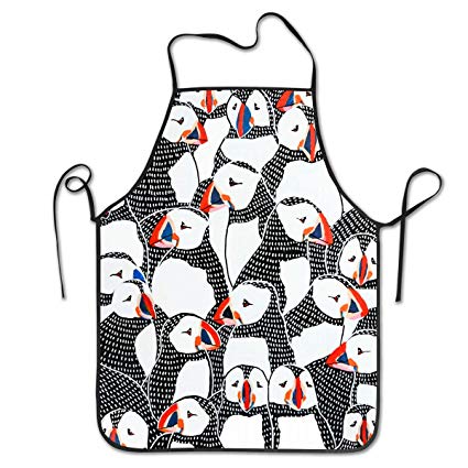 425x425 Colomake Puffin Drawing Bib Apron Waterproof Event