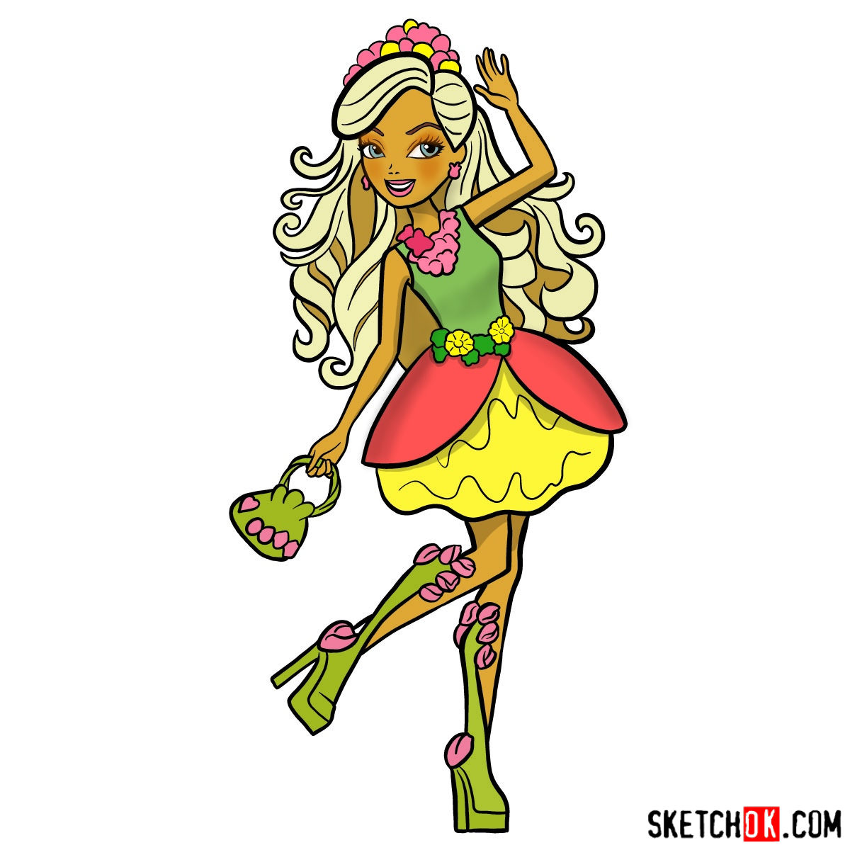 1200x1200 How To Draw Nina Thumbell