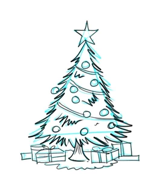 550x643 drawing a christmas tree tree drawing quotes christmas tree