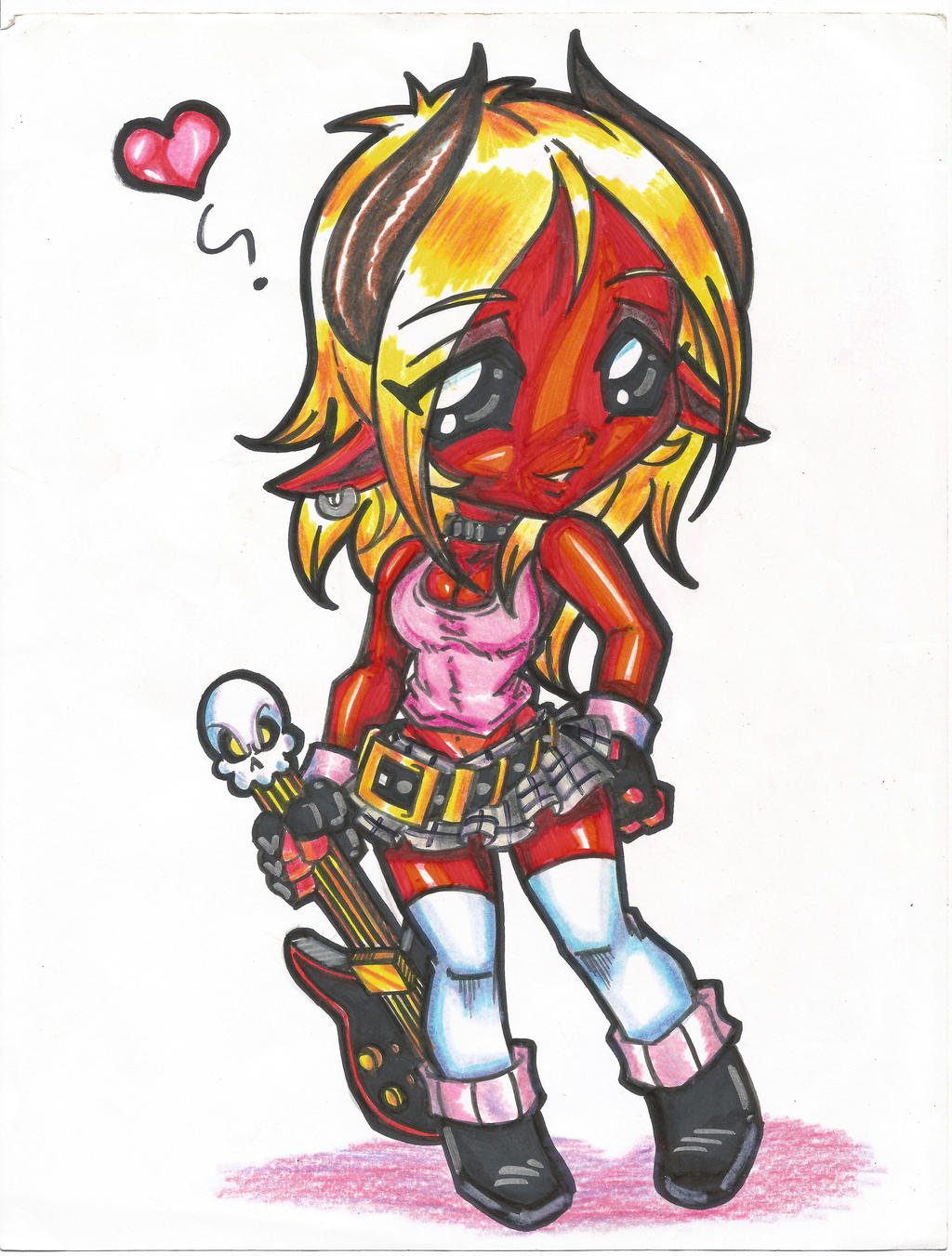 1024x1351 The Evil Is A Little And Sweet Rock Star