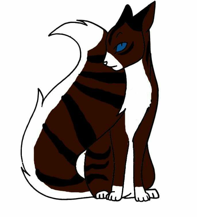 686x756 This Is My Oc Rosefrost She Is Evil Warrior Cats Warrior