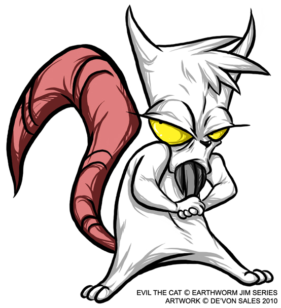 554x608 Evil The Cat
