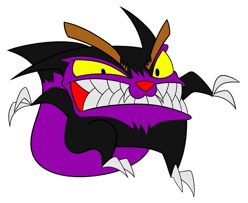 800x656 Prplkat Purple Evil Cat Weasyl