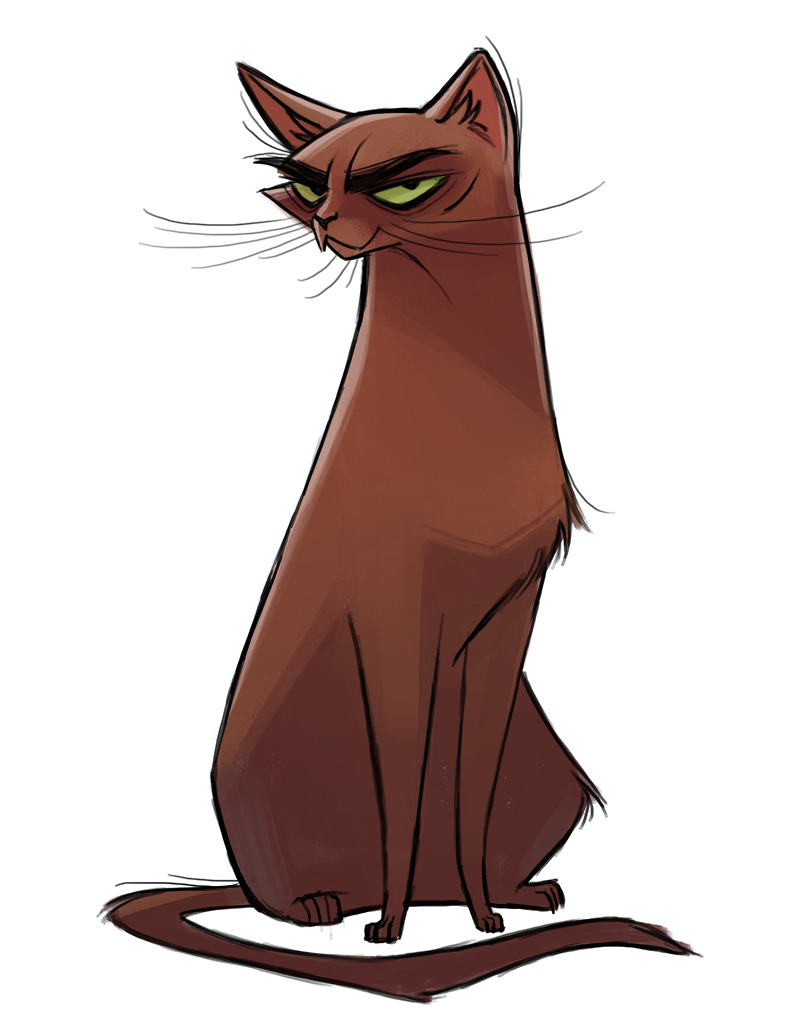 800x1028 Daily Cat Drawings Evil Havana I Was Trying To Do A More