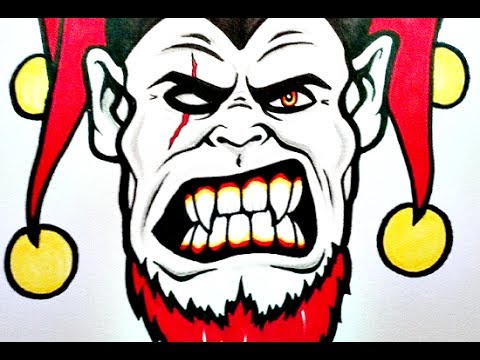 480x360 How To Draw An Evil Clown Xvi