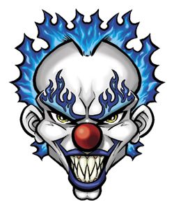 250x300 Crazy Clowns Clown Tattoo, Evil Clown