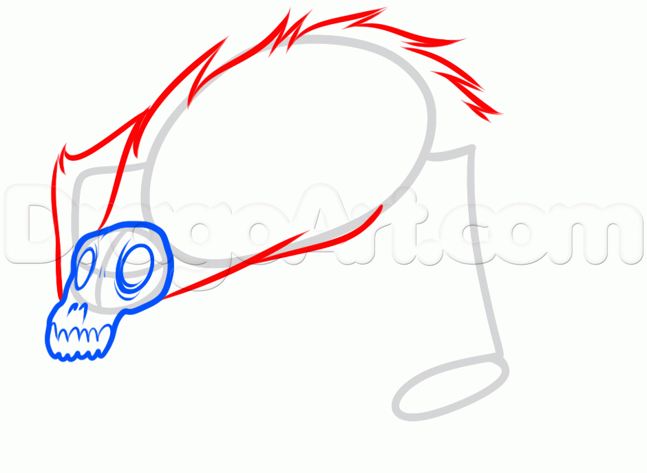 940x688 Draw An Evil Demon Monkey From Temple Run, Step