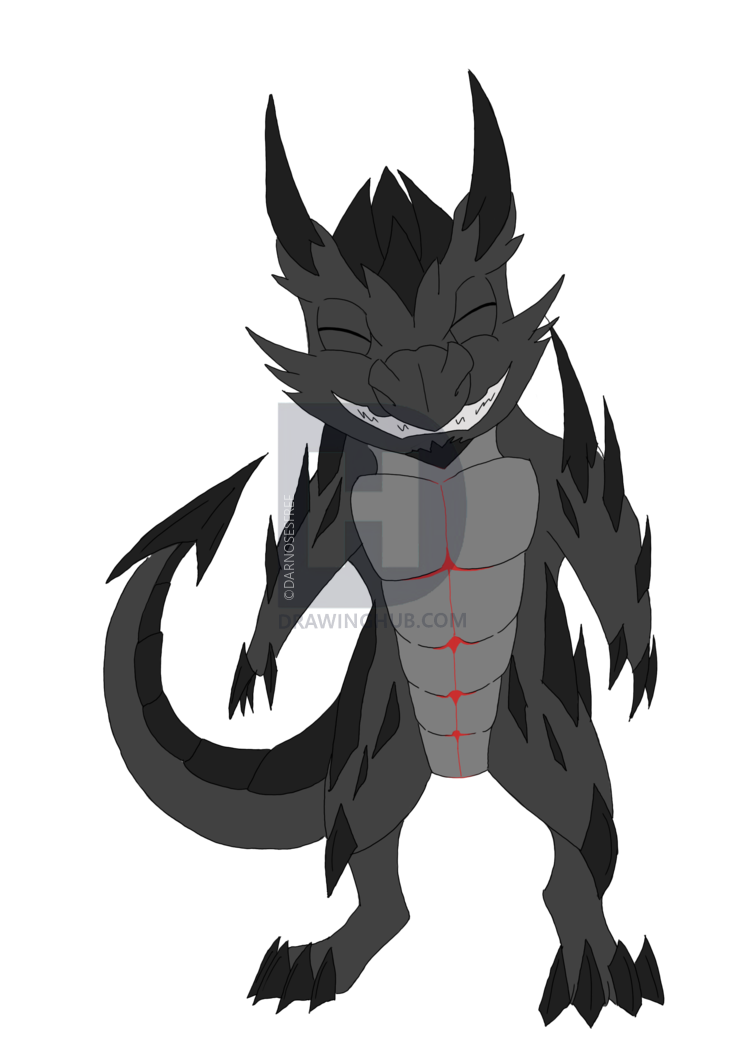 755x1057 Evil Smile Drawing