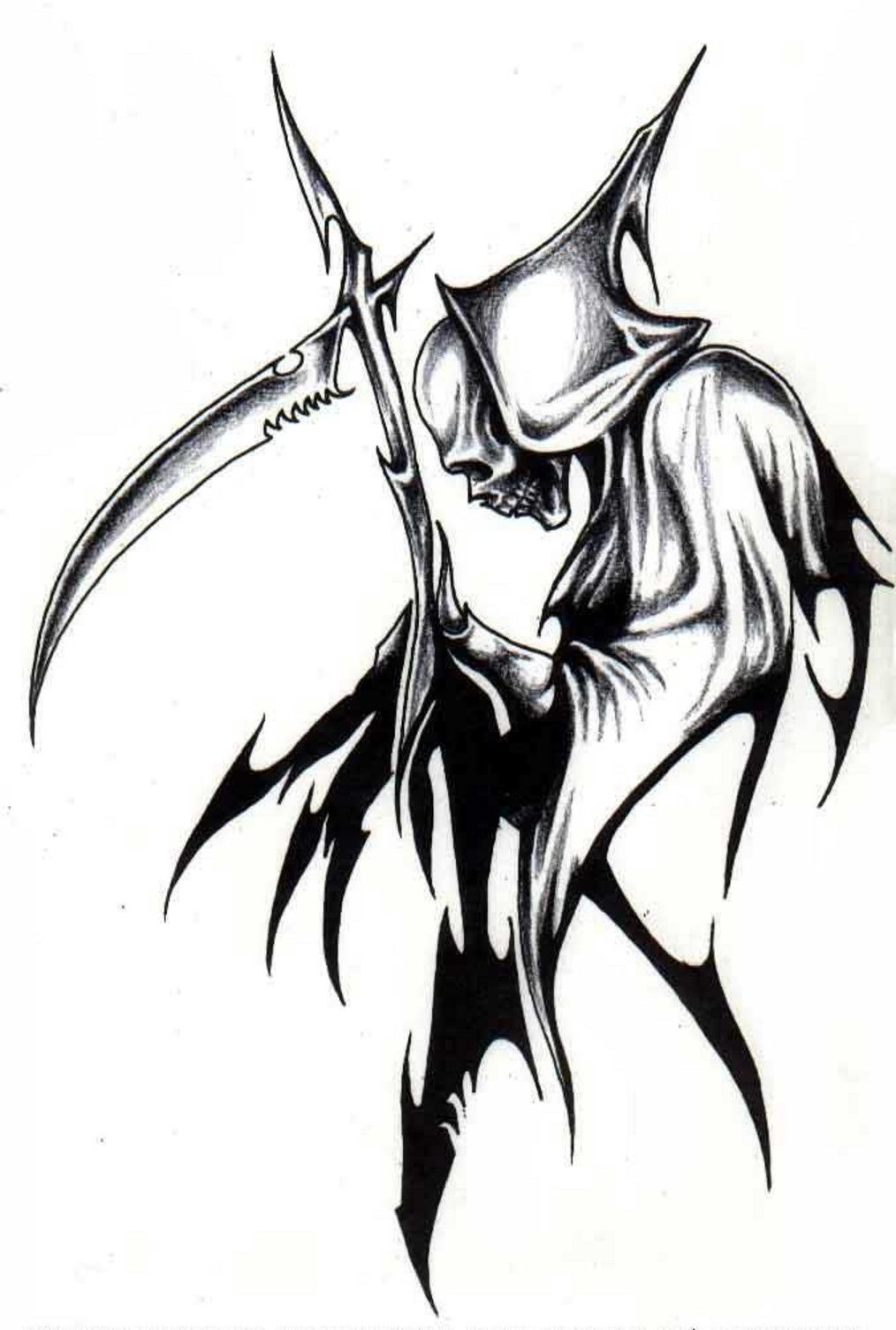 1014x1505 For My Other Half Ideas S Reaper Tattoo, Grim Reaper Tattoo