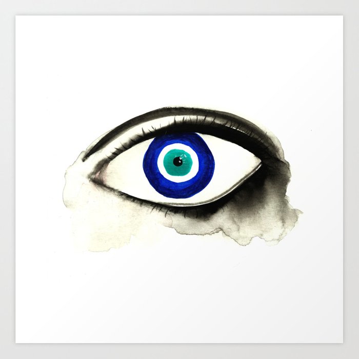 700x700 Evil Eye See You Art Print