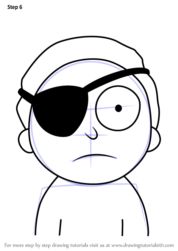 598x844 Learn How To Draw Evil Morty From Rick And Morty