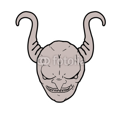 400x400 Evil Face With Big Horns Buy Photos Ap Images Detailview