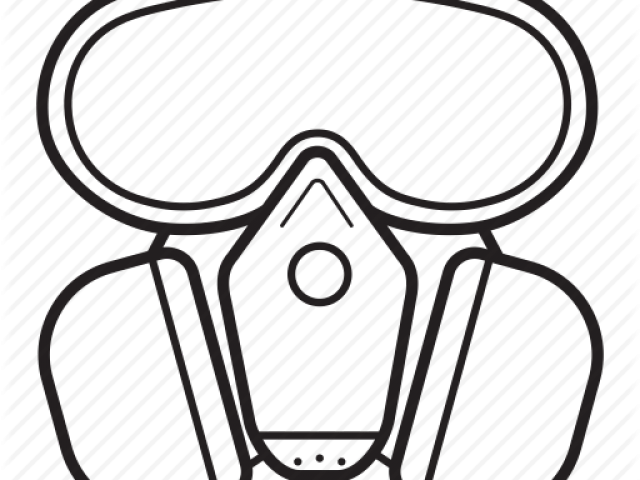 640x480 Free Drawn Gas Mask, Download Free Clip Art