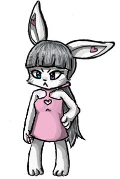 242x360 Commission Bunny Girl Evil Mode