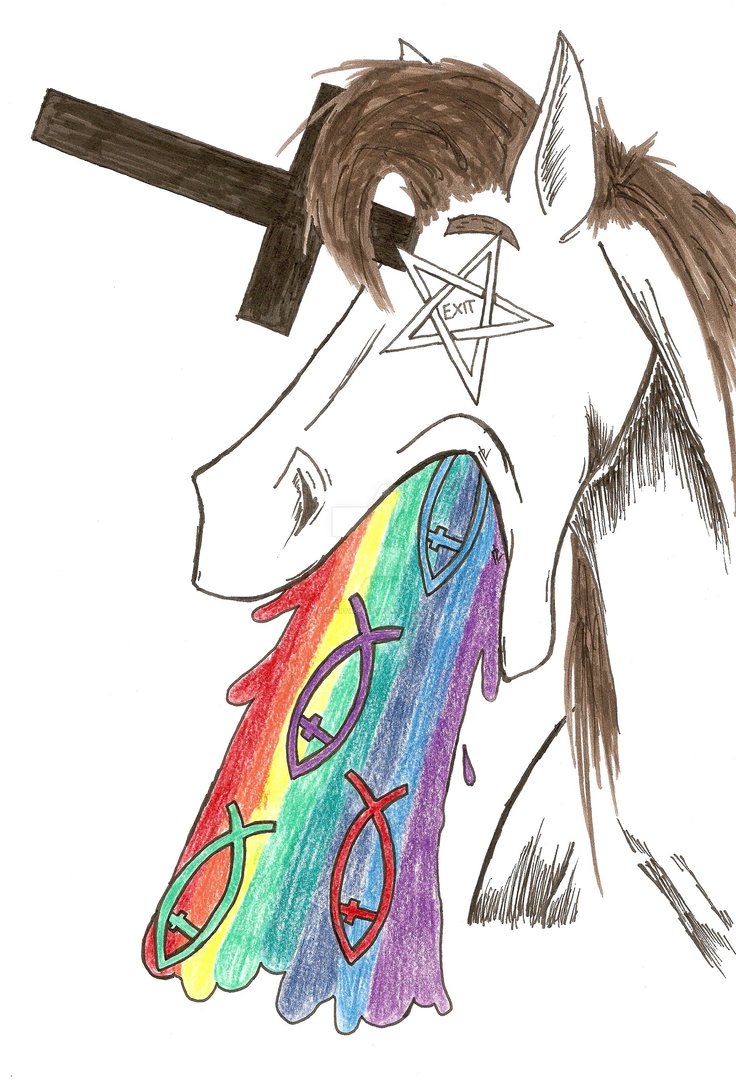 736x1084 Evil Unicorn