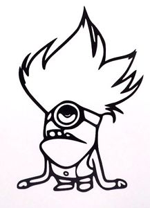 217x300 Evil Minion Despicable Me Car Truck Window Vinyl Decal Sticker