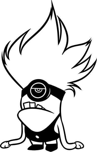 383x600 Evil Minion Decal Sticker