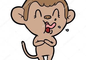 300x210 Drawing A Cartoon Monkey Cartoon Evil Monkey Stock Vector Royalty