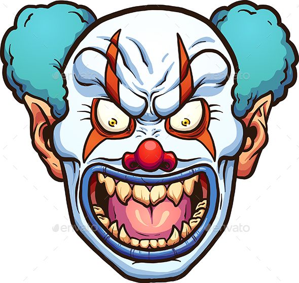 590x559 evil clown fonts logos icons evil clowns, fonts, illustration
