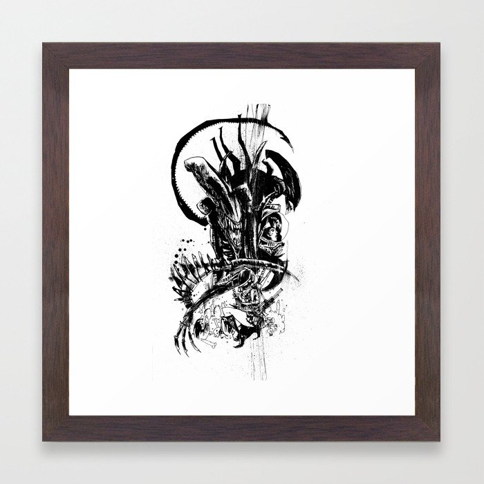 700x700 Intergalactic Evil Framed Art Print