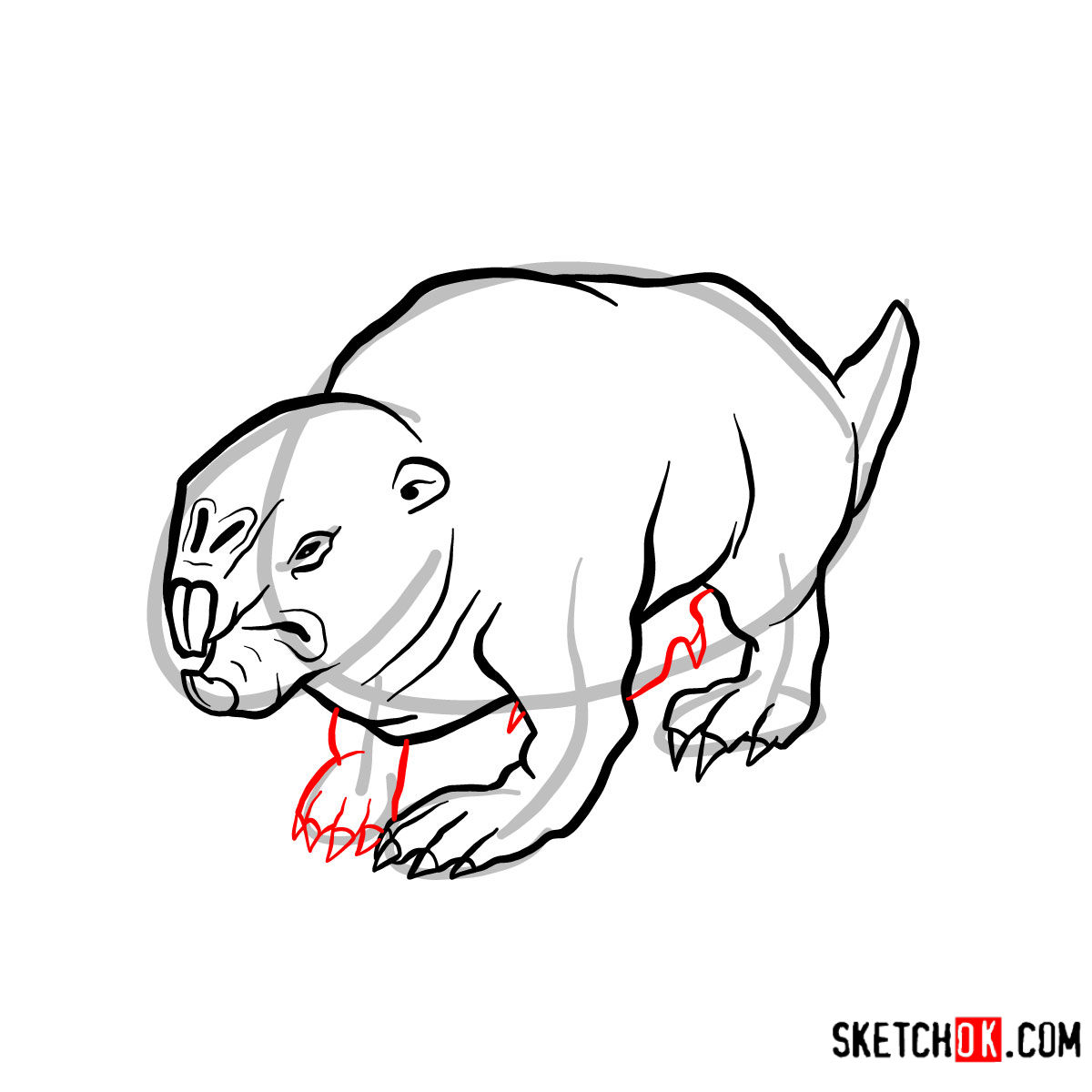 1200x1200 How To Draw The Mole Rat Fallout