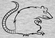 190x132 Rat Evil Creepy Cool Men's T Shirt Spreadshirt