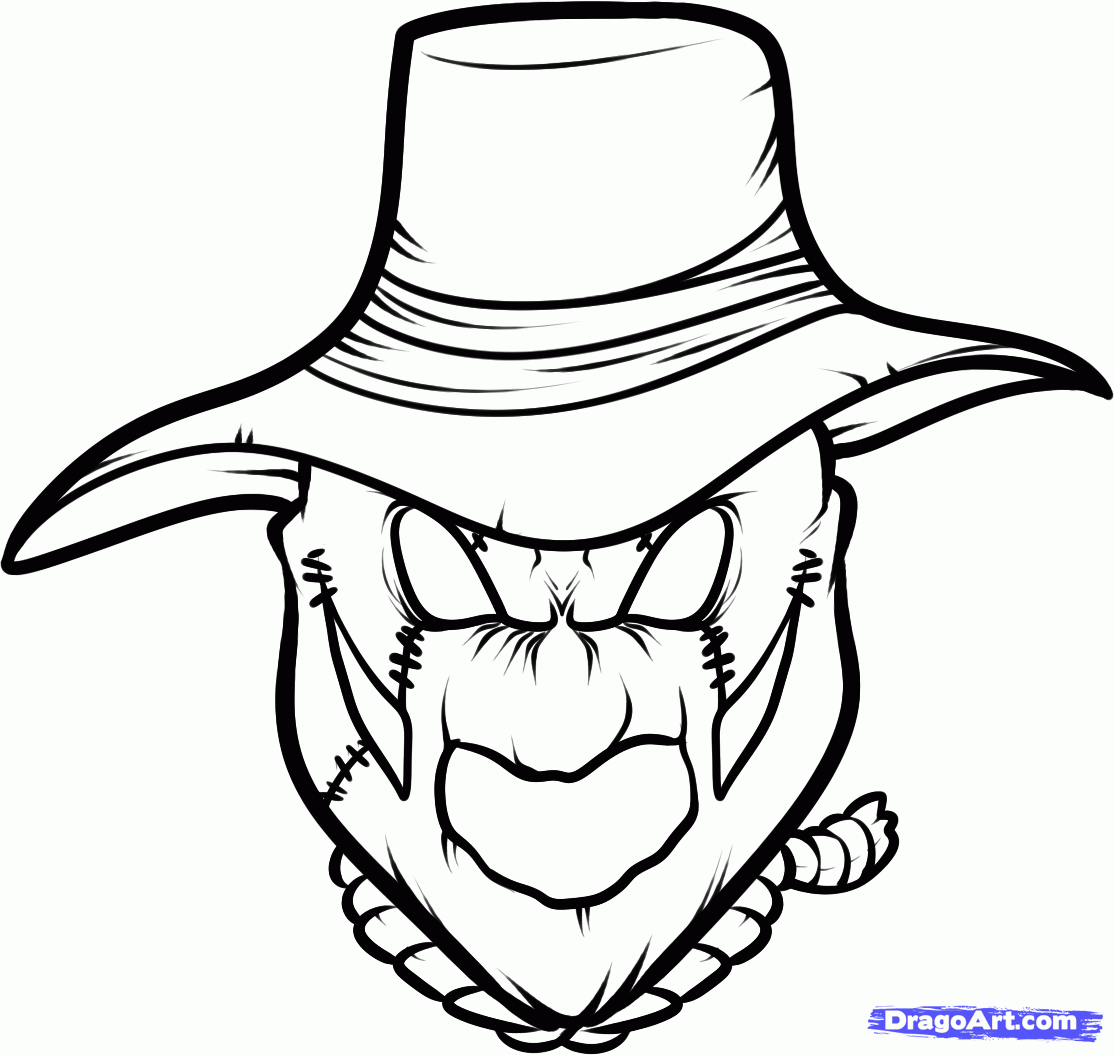Evil Scarecrow Drawings Free download on ClipArtMag