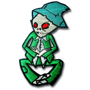 300x300 Evil Scarecrow Patch Iron On Cartoon Badge Sew Devil Kid Death