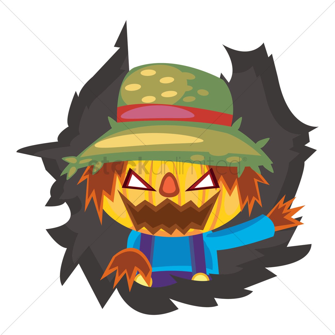 1300x1300 Group Of Evil Scarecrow In Dark