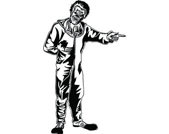 340x270 Digital Evil Clown Etsy
