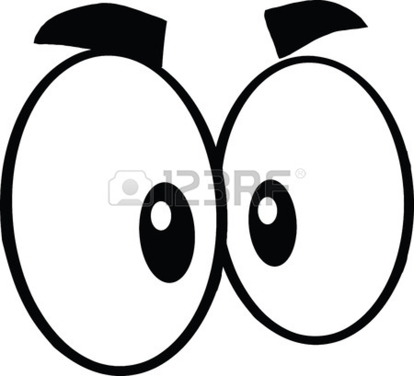 1350x1227 Evil Clipart Mad Eye